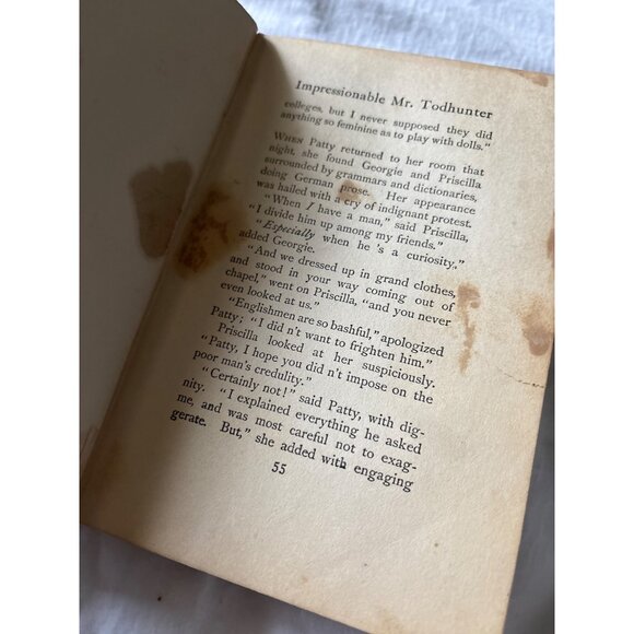 When Patty Went To College By Jean Webster 1903 First Edition Hardcover The Cent - Picture 13 of 16